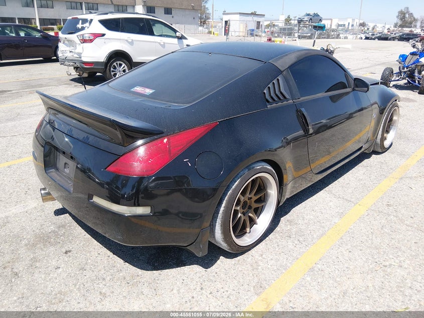 2004 Nissan 350z VIN JN1AZ34E44T064079 IAAI salvage auction — FRONT END, Salvage (California), sold $25 on 2026-07-21 (photo 4)