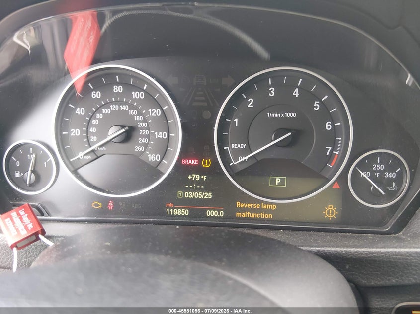 2013 BMW 3er VIN WBA3C1C55DF444217 IAAI salvage auction — NORMAL WEAR, Clear (Louisiana), sold $225 on 2026-07-28 (photo 7)