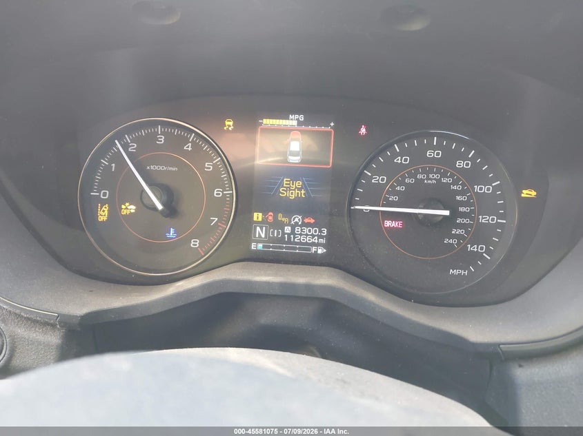 2020 Subaru Xv VIN JF2GTAECXLH249654 IAAI salvage auction — ROLLOVER, Salvage Title, sold $2,925 on 2026-07-17 (photo 7)
