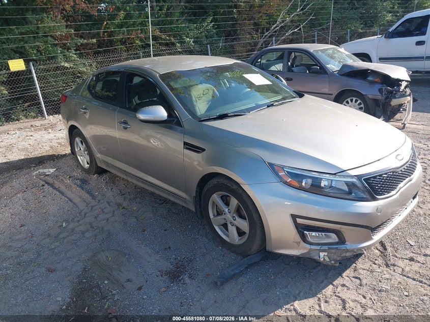 2015 Kia Optima VIN KNAGM4A78F5548262 IAAI salvage auction — NORMAL WEAR, Clear (Indiana), sold $450 on 2026-07-29 (photo 1)