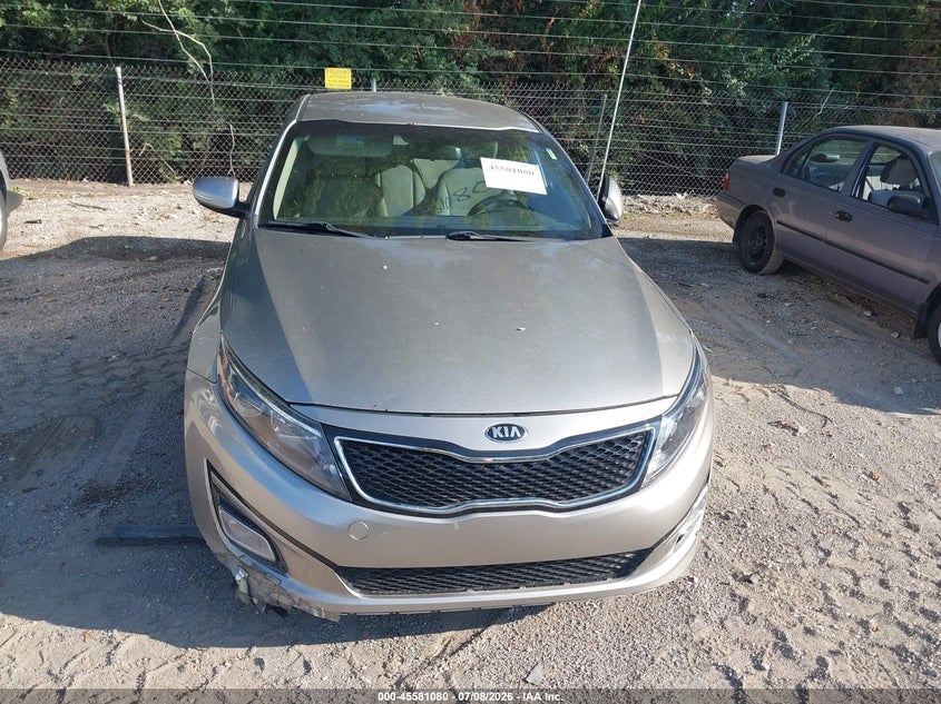2015 Kia Optima VIN KNAGM4A78F5548262 IAAI salvage auction — NORMAL WEAR, Clear (Indiana), sold $450 on 2026-07-29 (photo 6)