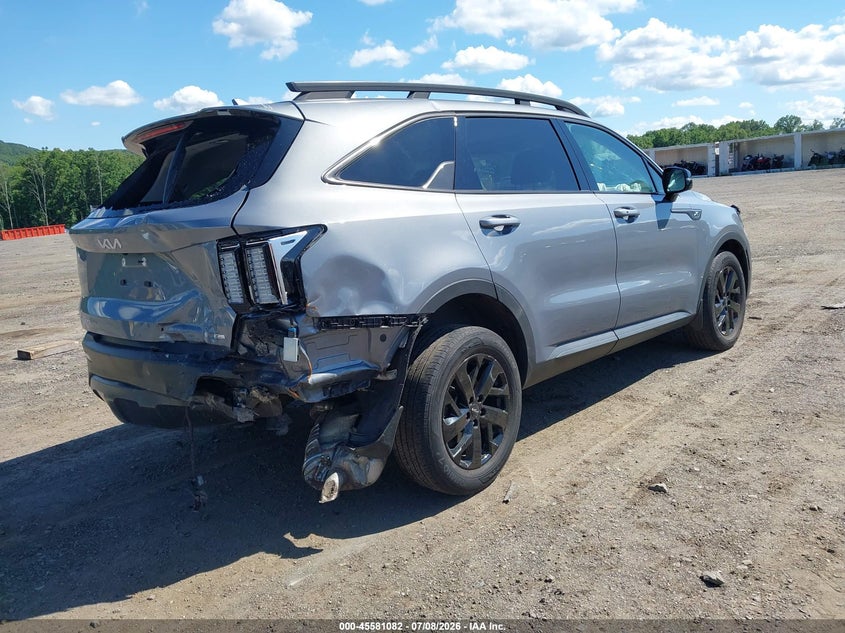 2023 Kia Sorento VIN 5XYRLDLC8PG229025 IAAI salvage auction — REAR END, Salvage Title, sold $7,375 on 2026-08-27 (photo 4)
