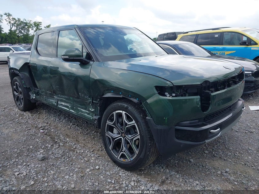 2025 Rivian R1t VIN 7FCTGBAA9SN041450 IAAI salvage auction — SIDE, Clear (Tennessee), sold $26,425 on 2026-09-10 (photo 1)