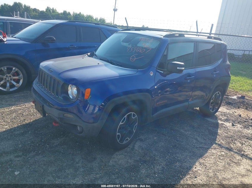 2016 Jeep Renegade VIN ZACCJBCT4GPC69182 IAAI salvage auction — UNKNOWN, Clear (North Carolina), sold $325 on 2026-07-15 (photo 2)