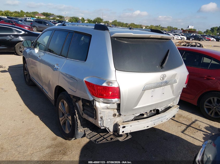 2011 Toyota Highlander VIN 5TDDK3EH4BS090085 IAAI salvage auction — LEFT REAR, Original (Texas), sold $5,800 on 2026-07-15 (photo 3)