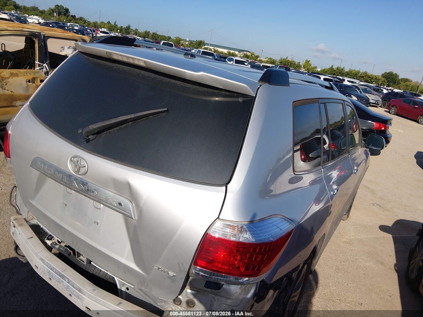 2011 Toyota Highlander VIN 5TDDK3EH4BS090085 IAAI salvage auction — LEFT REAR, Original (Texas), sold $5,800 on 2026-07-15 (photo 4)