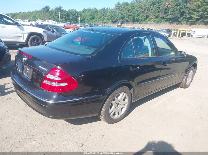 2004 Mercedes-benz E-class VIN WDBUF82J64X116853 IAAI salvage auction — LEFT REAR, Clear (Massachusetts), sold $750 on 2026-07-31 (photo 4)