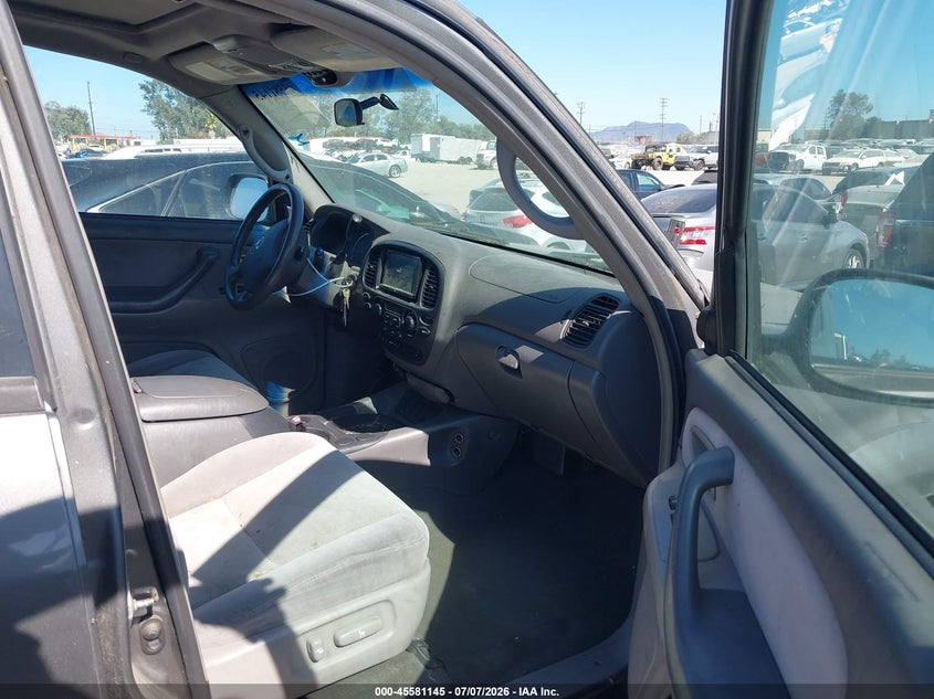2007 Toyota Sequoia VIN 5TDBT44A17S291223 IAAI salvage auction — NORMAL WEAR, Salvage (California), sold $1,750 on 2026-07-15 (photo 5)