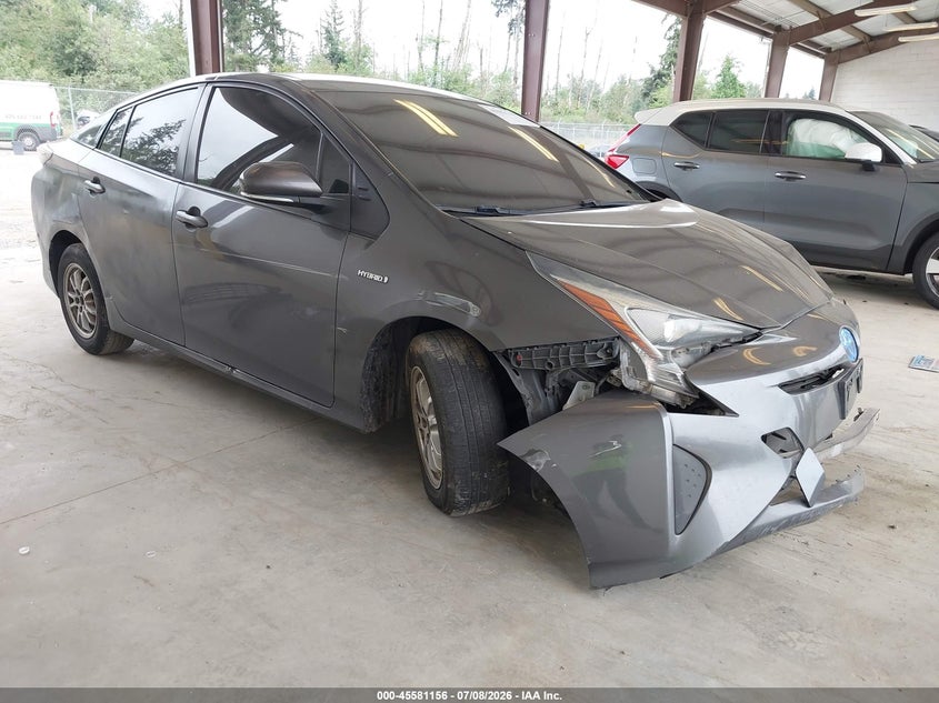 2016 Toyota Prius VIN JTDKBRFU7G3001897 IAAI salvage auction — FRONT END, Bill Of Sale (Washington), sold $25 on 2026-07-22 (photo 1)