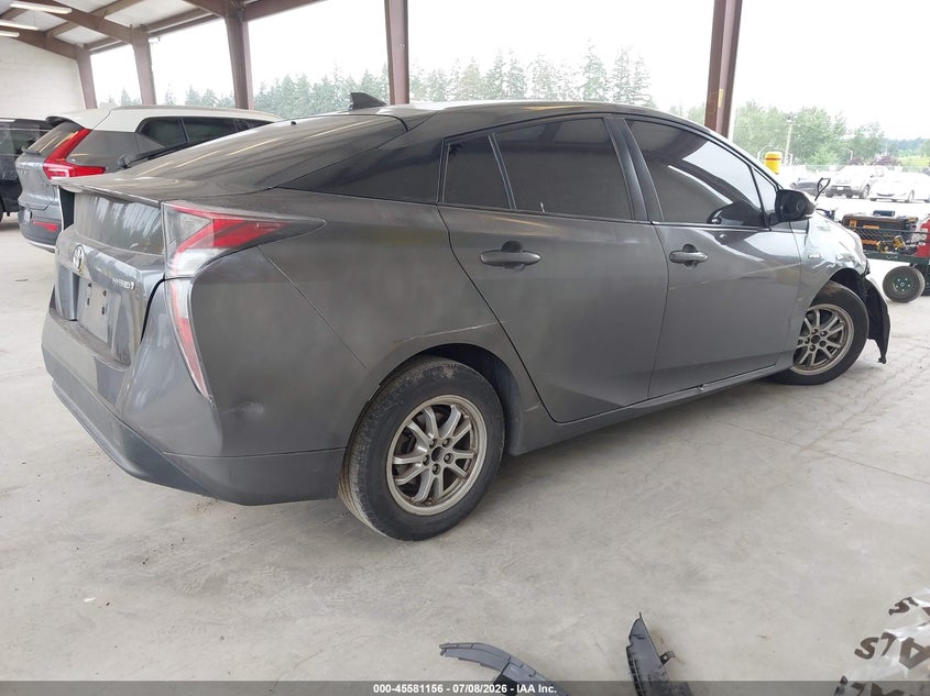 2016 Toyota Prius VIN JTDKBRFU7G3001897 IAAI salvage auction — FRONT END, Bill Of Sale (Washington), sold $25 on 2026-07-22 (photo 4)