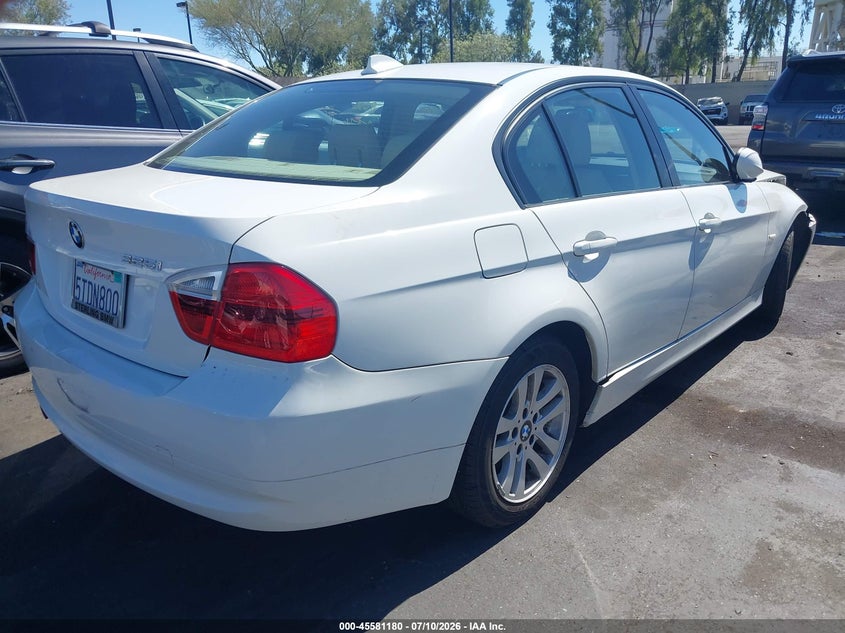 2006 BMW 3 series VIN WBAVB13556PT11045 IAAI salvage auction — FRONT END, Salvage Certificate (California), sold $25 on 2026-07-24 (photo 4)