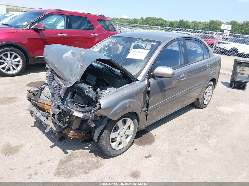 2010 Kia Rio VIN KNADH4A33A6635803 IAAI salvage auction — FRONT END, Salvage (Ohio), sold $25 on 2026-07-28 (photo 2)