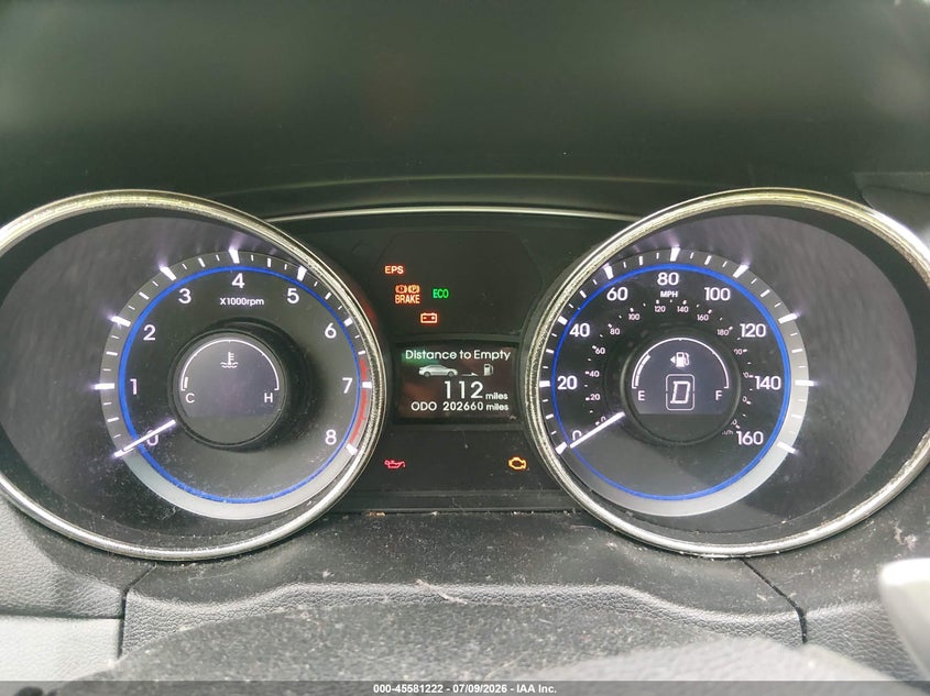 2011 Hyundai Sonata VIN 5NPEC4AC9BH201222 IAAI salvage auction — NORMAL WEAR, Clear (Virginia), sold $275 on 2026-07-29 (photo 7)