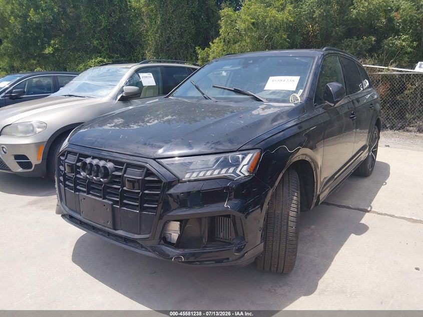 2020 Audi Q7 VIN WA1LXAF73LD007115 IAAI salvage auction — FRONT END, Original (Texas), sold $6,625 on 2026-07-27 (photo 2)