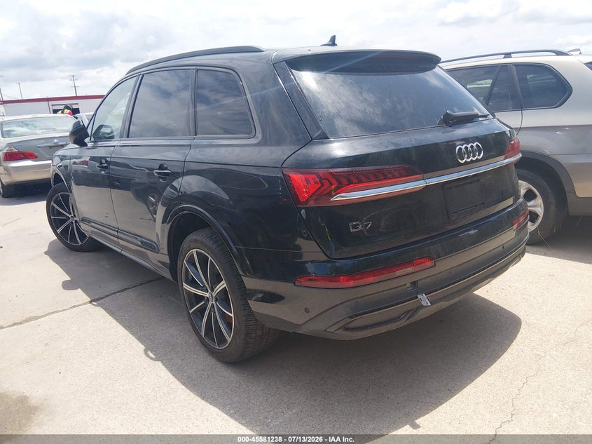 2020 Audi Q7 VIN WA1LXAF73LD007115 IAAI salvage auction — FRONT END, Original (Texas), sold $6,625 on 2026-07-27 (photo 3)