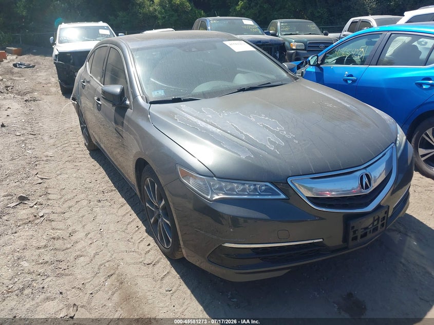 2015 Acura Tlx VIN 19UUB3F52FA008167 IAAI salvage auction — REAR END, Clear (Massachusetts), sold $3,500 on 2026-07-22 (photo 1)