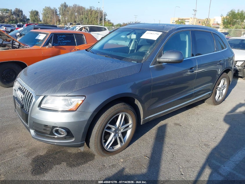 2014 Audi Q5 VIN WA1LFAFP7EA131248 IAAI salvage auction — SIDE, Salvage (California), sold $4,850 on 2026-07-31 (photo 2)
