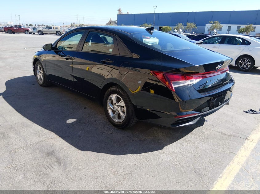 2023 Hyundai Elantra VIN KMHLL4AG7PU539737 IAAI salvage auction — NORMAL WEAR, Sf97 (California), sold $8,950 on 2026-07-30 (photo 3)