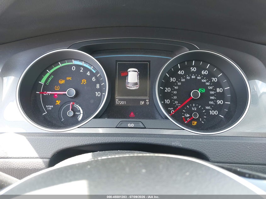 2016 Volkswagen E-golf VIN WVWPP7AU7GW911597 IAAI salvage auction — FRONT END, Salvage Title, sold $1,650 on 2026-07-31 (photo 7)