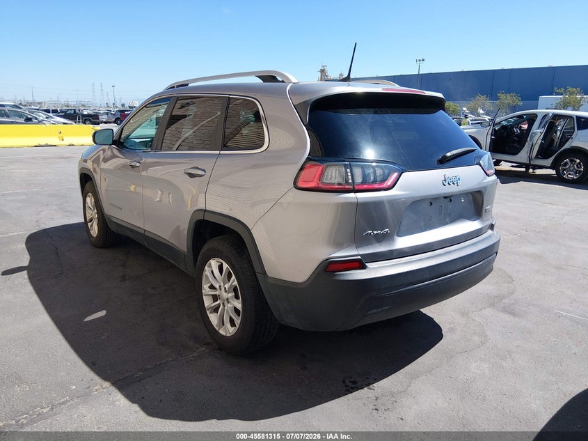 2019 Jeep Cherokee VIN 1C4PJMCB0KD429960 IAAI salvage auction — NORMAL WEAR, Sf97 (California), sold $7,400 on 2026-07-30 (photo 3)