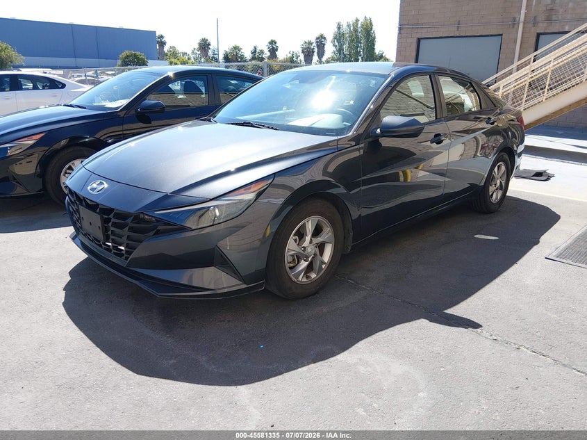 2021 Hyundai Elantra VIN 5NPLL4AG7MH049583 IAAI salvage auction — NORMAL WEAR, Sf97 (California), sold $7,225 on 2026-07-30 (photo 2)