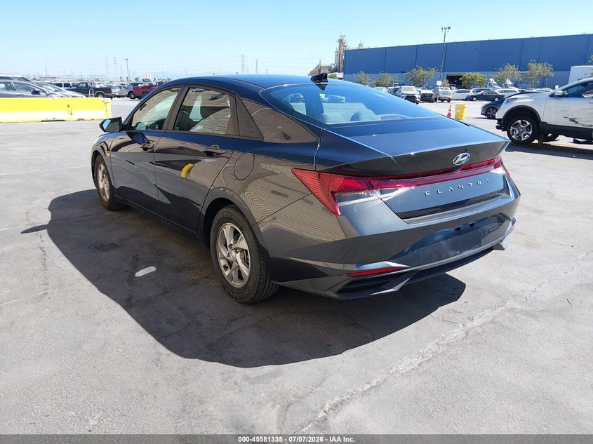 2021 Hyundai Elantra VIN 5NPLL4AG7MH049583 IAAI salvage auction — NORMAL WEAR, Sf97 (California), sold $7,225 on 2026-07-30 (photo 3)