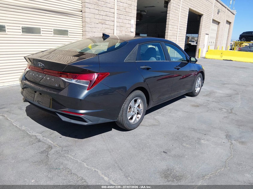 2021 Hyundai Elantra VIN 5NPLL4AG7MH049583 IAAI salvage auction — NORMAL WEAR, Sf97 (California), sold $7,225 on 2026-07-30 (photo 4)