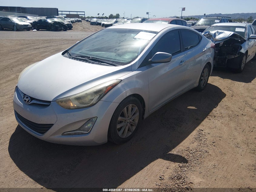 2016 Hyundai Elantra VIN KMHDH4AE3GU541912 IAAI salvage auction — NORMAL WEAR, Clear-Dealer Only (Arizona), sold $1,100 on 2026-07-28 (photo 2)
