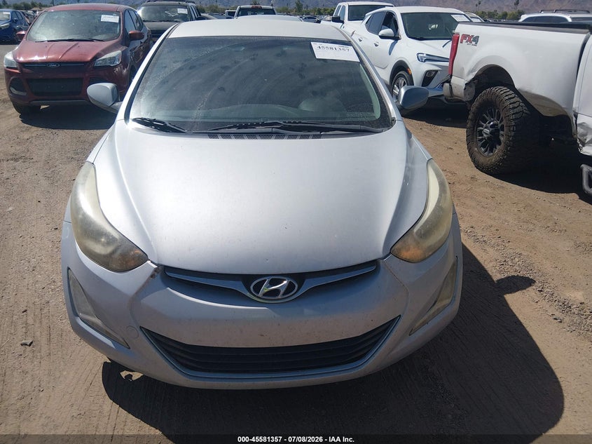 2016 Hyundai Elantra VIN KMHDH4AE3GU541912 IAAI salvage auction — NORMAL WEAR, Clear-Dealer Only (Arizona), sold $1,100 on 2026-07-28 (photo 6)