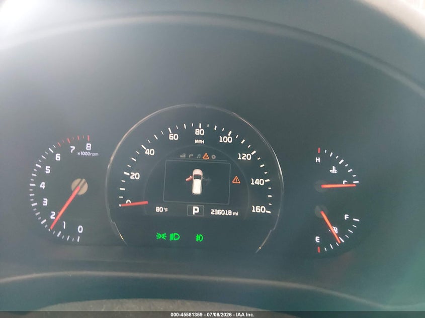 2016 Kia Sorento VIN 5XYPK4A5XGG168694 IAAI salvage auction — NORMAL WEAR, Clear (Tennessee), sold $1,800 on 2026-07-20 (photo 7)