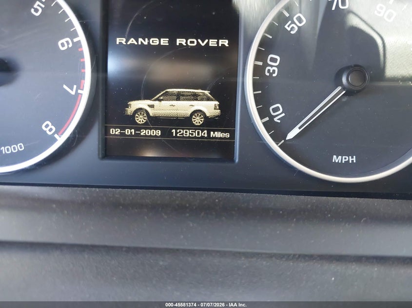 2013 Land rover Range rover sport VIN SALSK2D42DA801825 IAAI salvage auction — NORMAL WEAR, Clear - Dealer Only (California), sold $2,325 on 2026-07-20 (photo 7)
