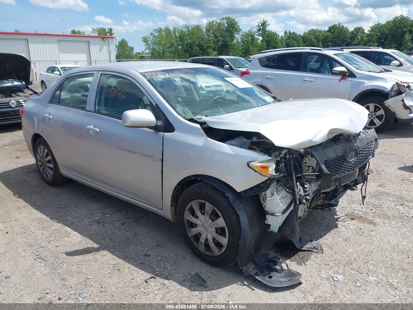 2009 Toyota Corolla VIN JTDBL40E69J011708 IAAI salvage auction — FRONT END, Mv-907A (New York), sold $25 on 2026-07-28 (photo 1)