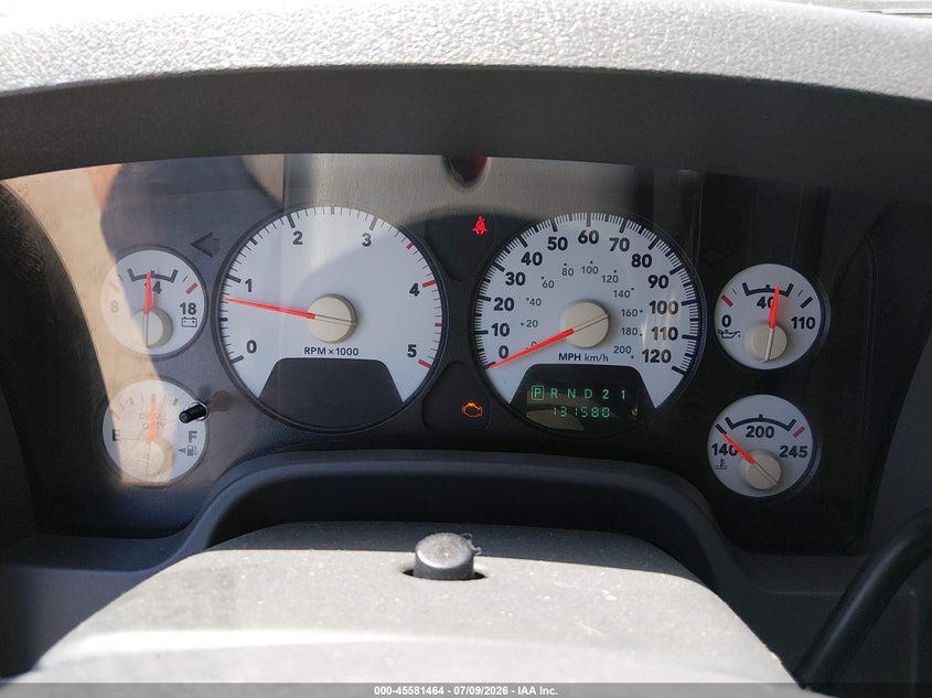 2007 Dodge Ram 2500 VIN 3D7KS29CX7G742199 IAAI salvage auction — LEFT REAR, Salvage (California), sold $12,975 on 2026-08-21 (photo 7)