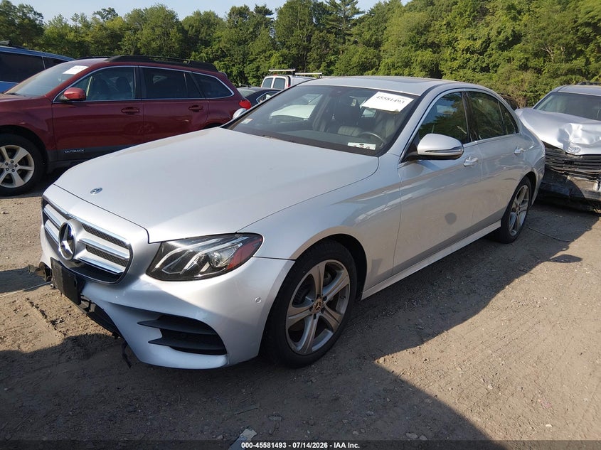 2018 Mercedes-benz E-klasse VIN WDDZF4KB8JA384252 IAAI salvage auction — FRONT END, Salvage (Massachusetts), sold $8,800 on 2026-08-07 (photo 2)