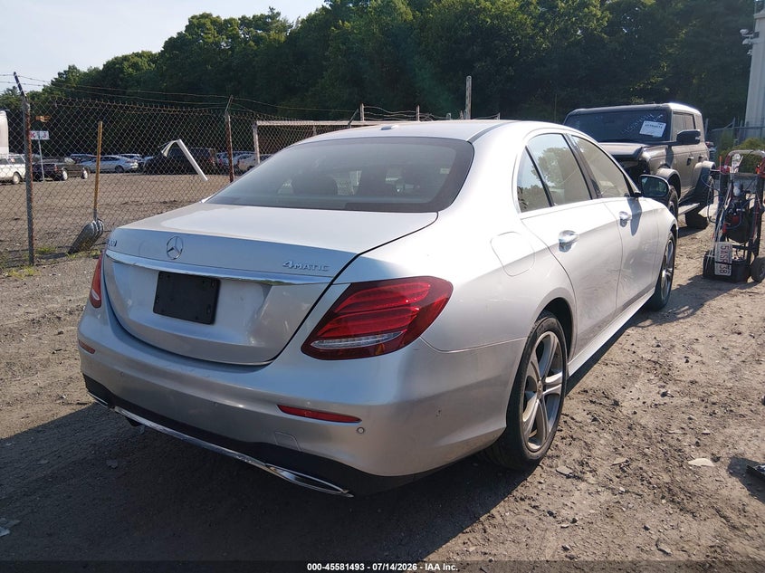 2018 Mercedes-benz E-klasse VIN WDDZF4KB8JA384252 IAAI salvage auction — FRONT END, Salvage (Massachusetts), sold $8,800 on 2026-08-07 (photo 4)