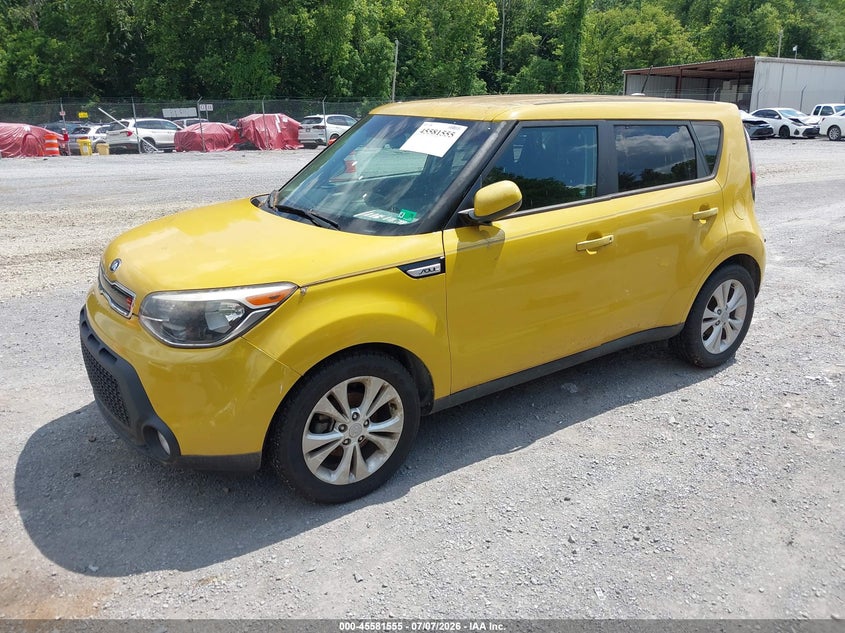 2015 Kia Soul VIN KNDJP3A53F7165195 IAAI salvage auction — NORMAL WEAR, Salvage Title, sold $925 on 2026-07-21 (photo 2)