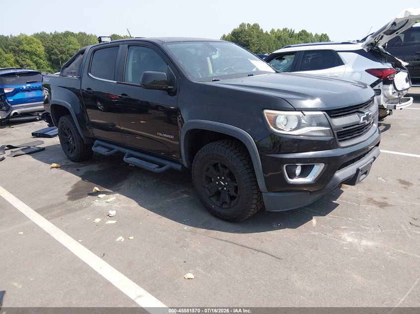 2016 Chevrolet Colorado VIN 1GCGTDE36G1190696 IAAI salvage auction — REAR END, Salvage (North Carolina), sold $8,700 on 2026-07-30 (photo 1)