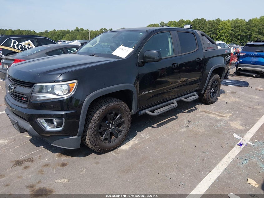 2016 Chevrolet Colorado VIN 1GCGTDE36G1190696 IAAI salvage auction — REAR END, Salvage (North Carolina), sold $8,200 on 2026-07-30 (photo 2)