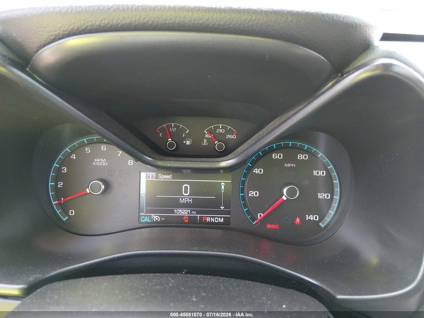2016 Chevrolet Colorado VIN 1GCGTDE36G1190696 IAAI salvage auction — REAR END, Salvage (North Carolina), sold $8,200 on 2026-07-30 (photo 7)