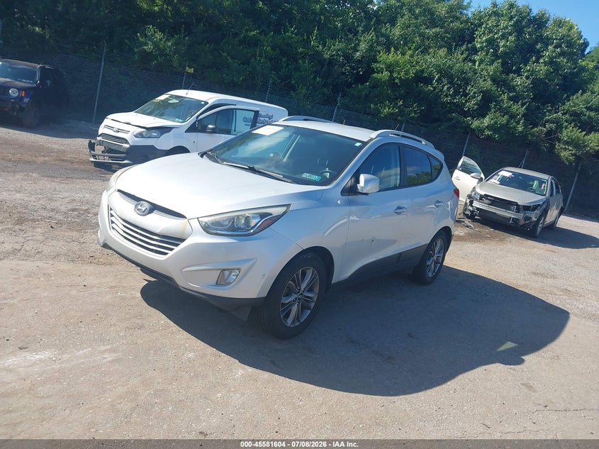 2015 Hyundai Tucson VIN KM8JUCAGXFU979254 IAAI salvage auction — NORMAL WEAR, Clear (Pennsylvania), sold $2,550 on 2026-07-17 (photo 2)