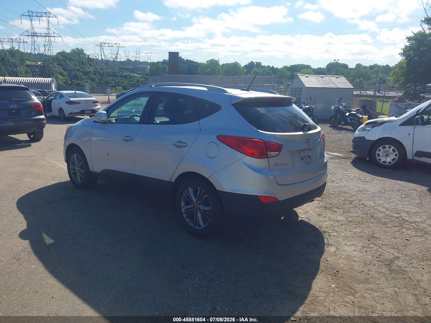 2015 Hyundai Tucson VIN KM8JUCAGXFU979254 IAAI salvage auction — NORMAL WEAR, Clear (Pennsylvania), sold $2,550 on 2026-07-17 (photo 3)