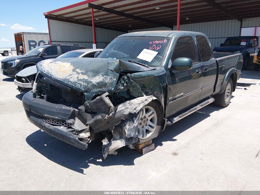2003 Toyota Tundra VIN 5TBRT38103S408179 IAAI salvage auction — FRONT END, Salvage (Texas), sold $975 on 2026-08-02 (photo 2)