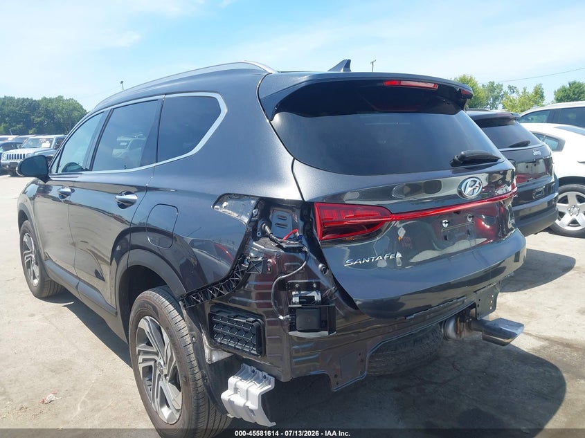 2023 Hyundai Santa fe VIN 5NMS2DAJ2PH633918 IAAI salvage auction — REAR END, Salvage Title, sold $7,000 on 2026-07-28 (photo 3)