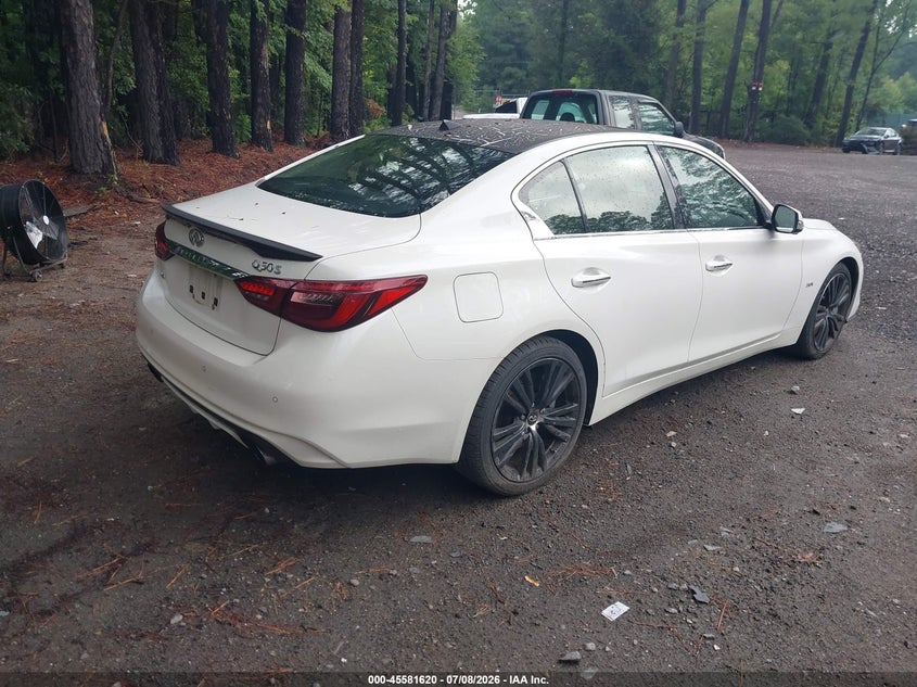 2018 Infiniti Q50 VIN JN1EV7AR1JM611360 IAAI salvage auction — NORMAL WEAR, Clear (Virginia), sold $6,275 on 2026-07-28 (photo 4)