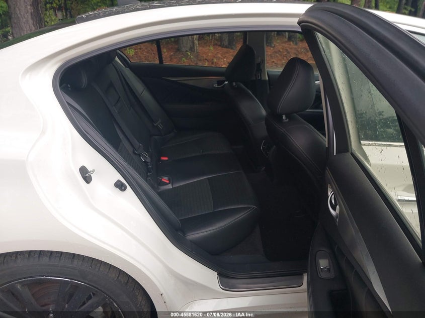 2018 Infiniti Q50 VIN JN1EV7AR1JM611360 IAAI salvage auction — NORMAL WEAR, Clear (Virginia), sold $6,275 on 2026-07-28 (photo 8)