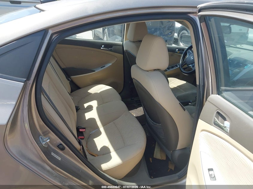 2013 Hyundai Accent VIN KMHCU4AE4DU313310 IAAI salvage auction — NORMAL WEAR, Original (Texas), sold $475 on 2026-07-28 (photo 8)