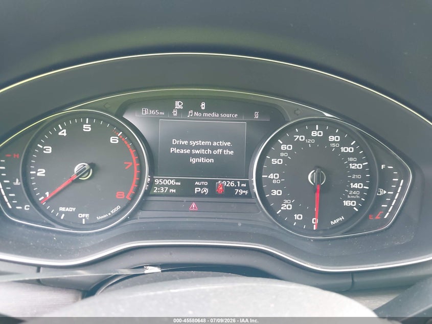 2021 Audi Q5 VIN WA1AAAFY3M2019523 IAAI salvage auction — LEFT REAR, Salvage Title, sold $9,200 on 2026-07-29 (photo 7)