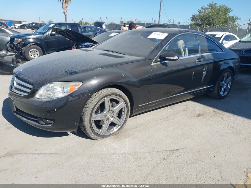 2007 Mercedes-benz Cl-class VIN WDDEJ71X77A001924 IAAI salvage auction — RIGHT FRONT, Salvage (California), sold $1,550 on 2026-08-12 (photo 2)