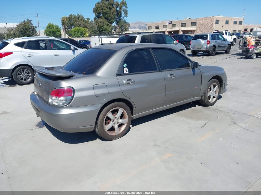 2006 Subaru Impreza VIN JF1GD67676H519756 IAAI salvage auction — NORMAL WEAR, Clear - Dealer Only (California), sold $400 on 2026-07-29 (photo 4)