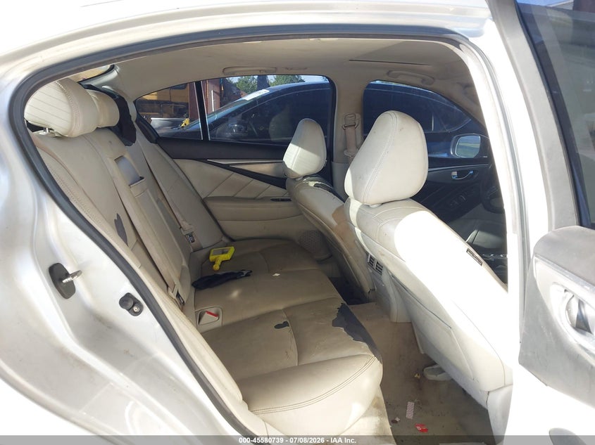 2014 Infiniti Q50 VIN JN1BV7AP2EM686091 IAAI salvage auction — NORMAL WEAR, Clear (Florida), sold $675 on 2026-07-28 (photo 8)